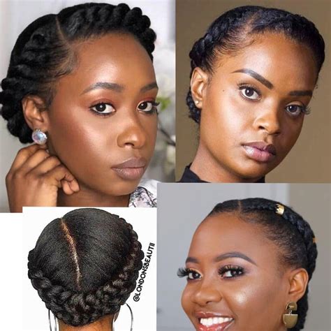 african natural hair plaiting styles